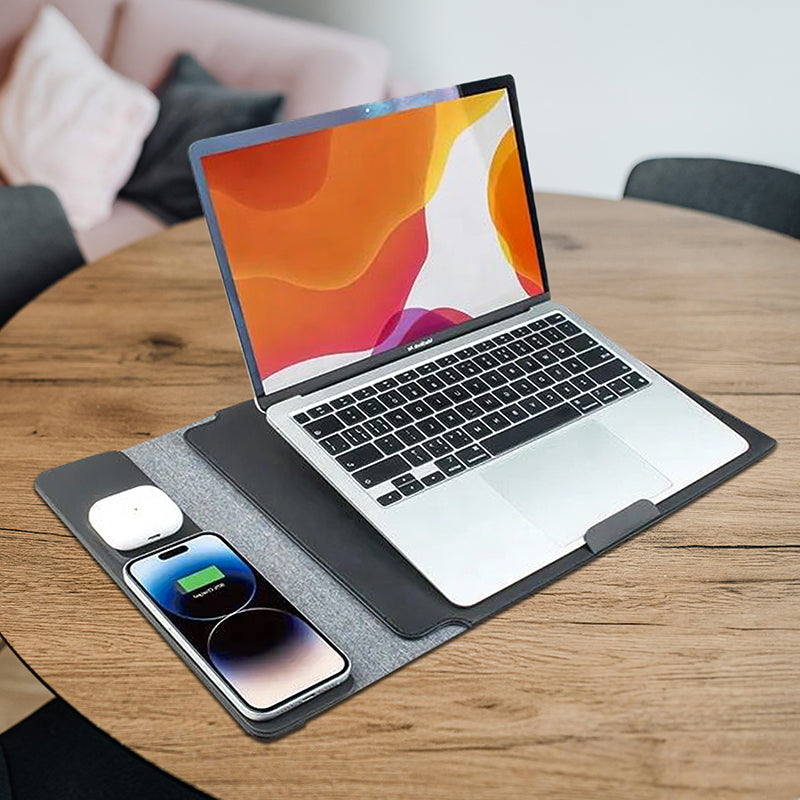 Housse pour ordinateur portable de charge sans fil