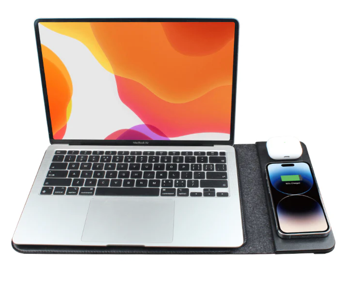 Housse pour ordinateur portable de charge sans fil