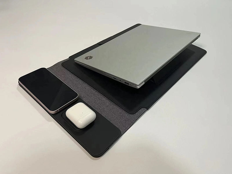 Housse pour ordinateur portable de charge sans fil